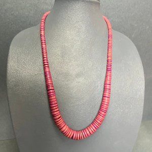 Retro BoHo Necklace Graduated Faded Purple